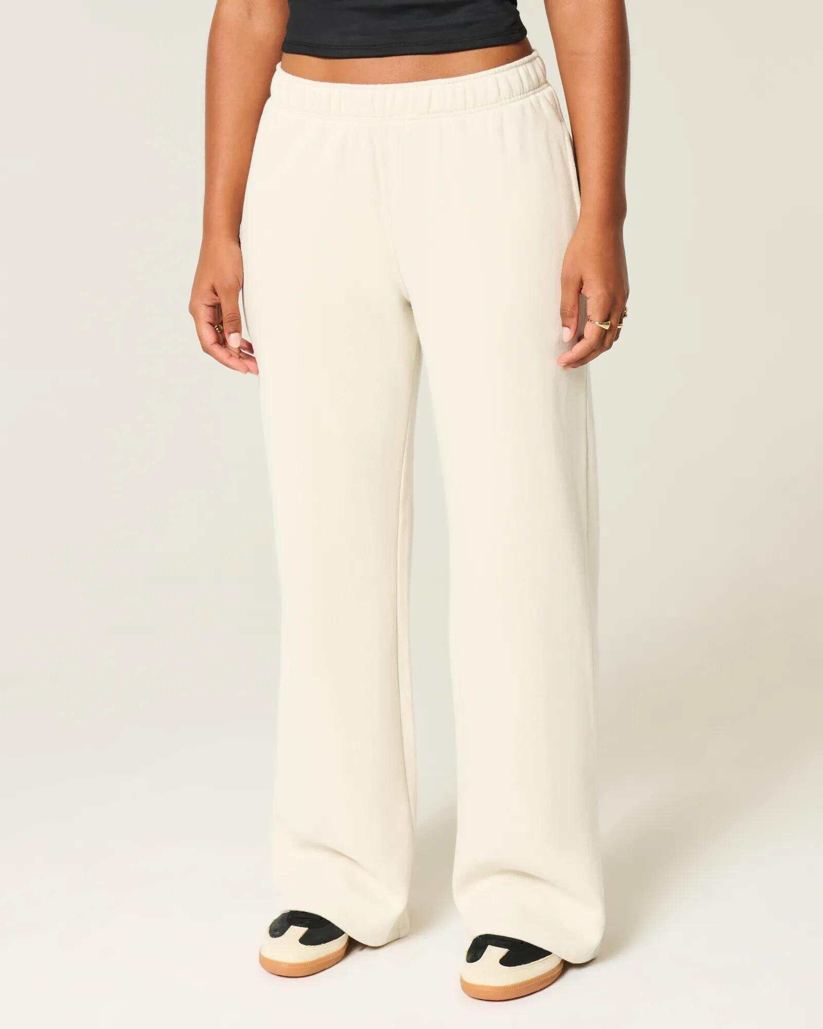Wide-Leg Sweatpants
