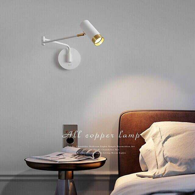 Indoor LED Swing Arm Lights Indoor Wall Lights Living Room Office Aluminium Alloy Wall Light IP44 AC 110V AC 220V 5 W