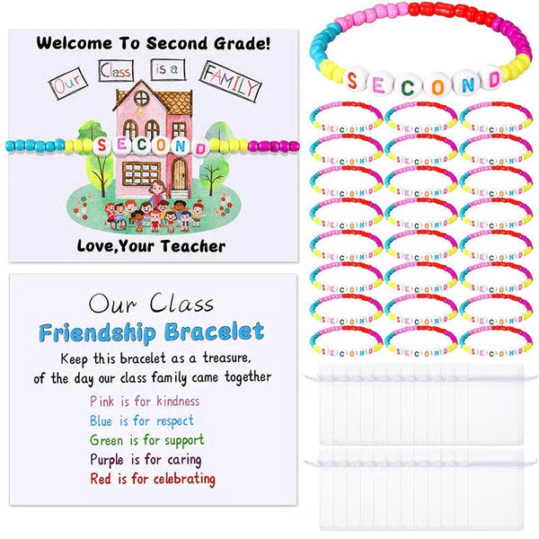 🔥Last Day 69% OFF - ✨🌈Pack of 25 Welcome BeadBracelets - StrengthenClassroom Friendship & SpreadWarm Kindness!