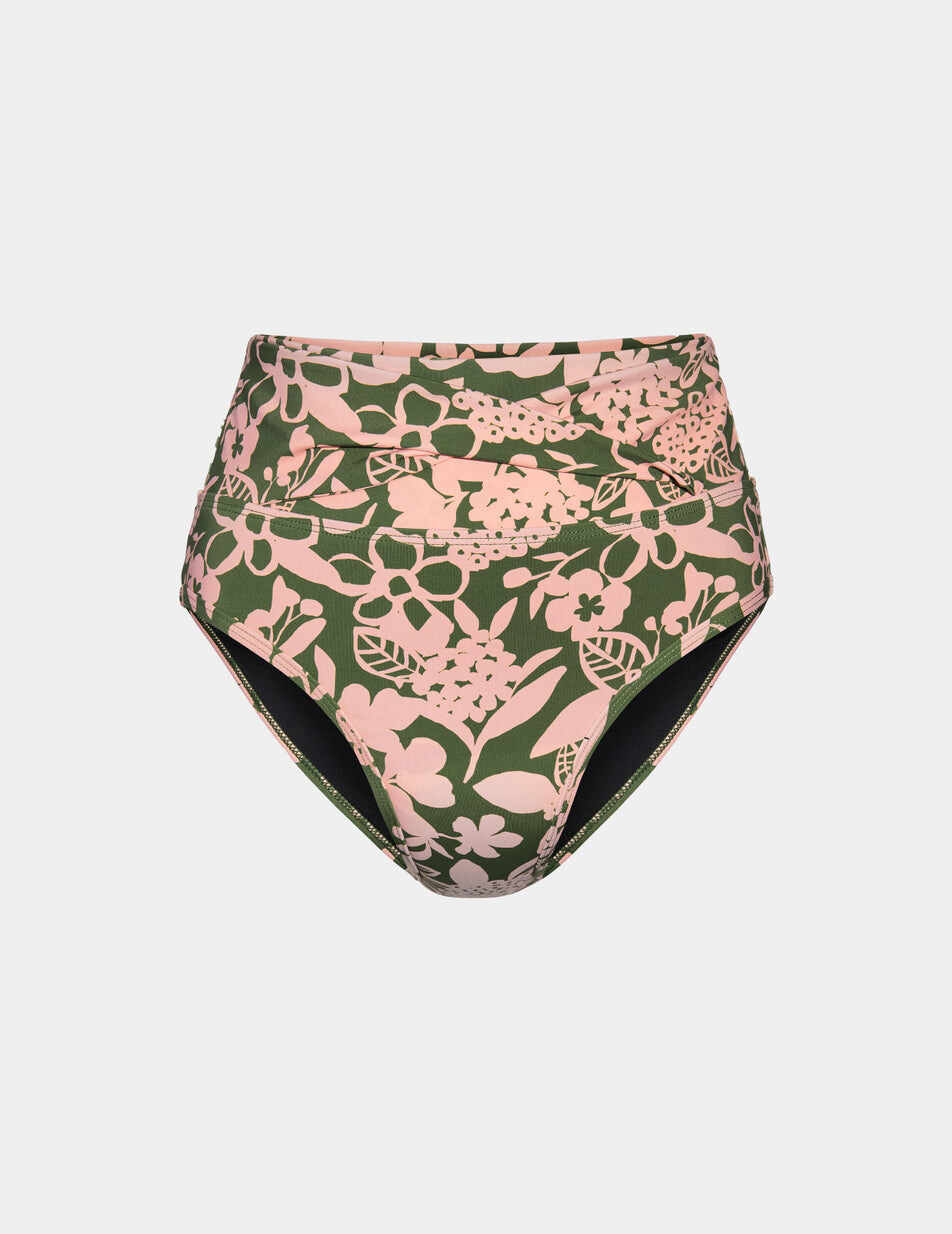 Teen Period Swim Twist High Rise Bikini Bottom