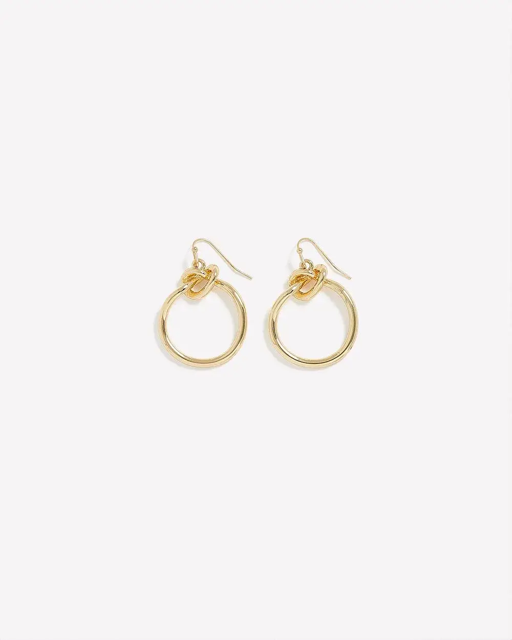 Knotted Hoop Earrings