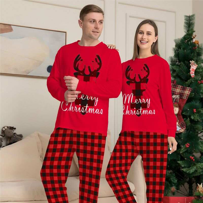 Holiday Christmas Pjs Matching Family Pajamas Sets