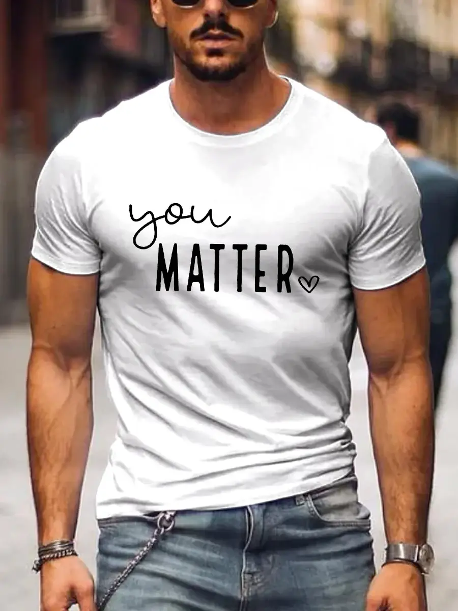 Men's Mental Health Awareness You Matter T-Shirt