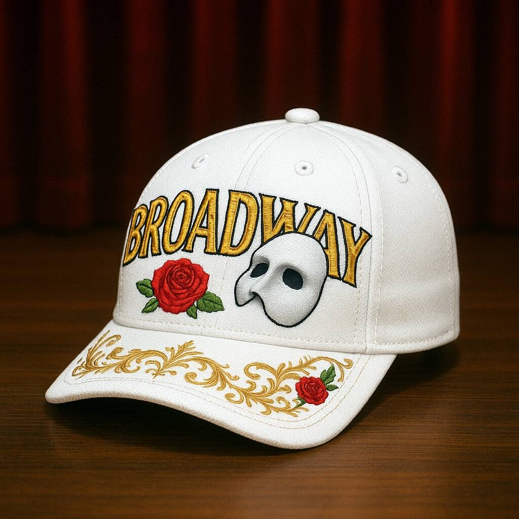 Broadway Hand-Embroidered Baseball Cap