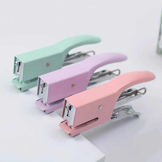 A Set Metal Hand-held Stapler No. 10 Office Stapler With 1000 Staples