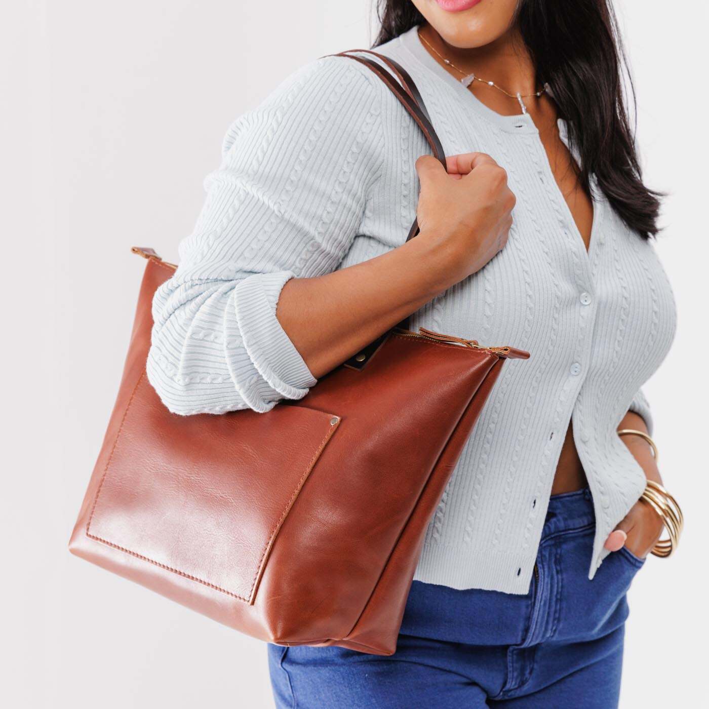 Leather Tote Bag