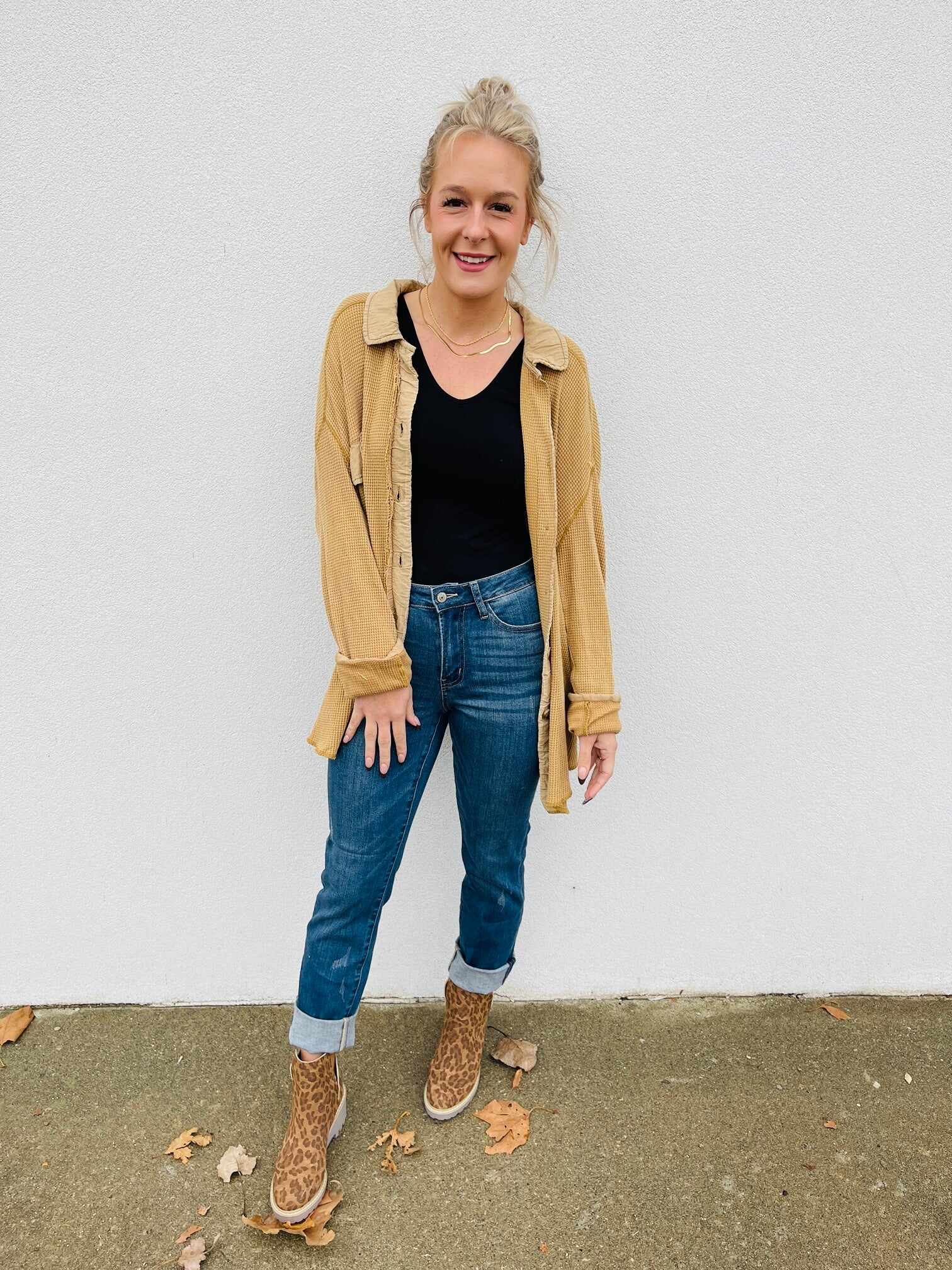 PLUS/REG Watch Your Boyfriend Slim Fit Boyfriend Jeans