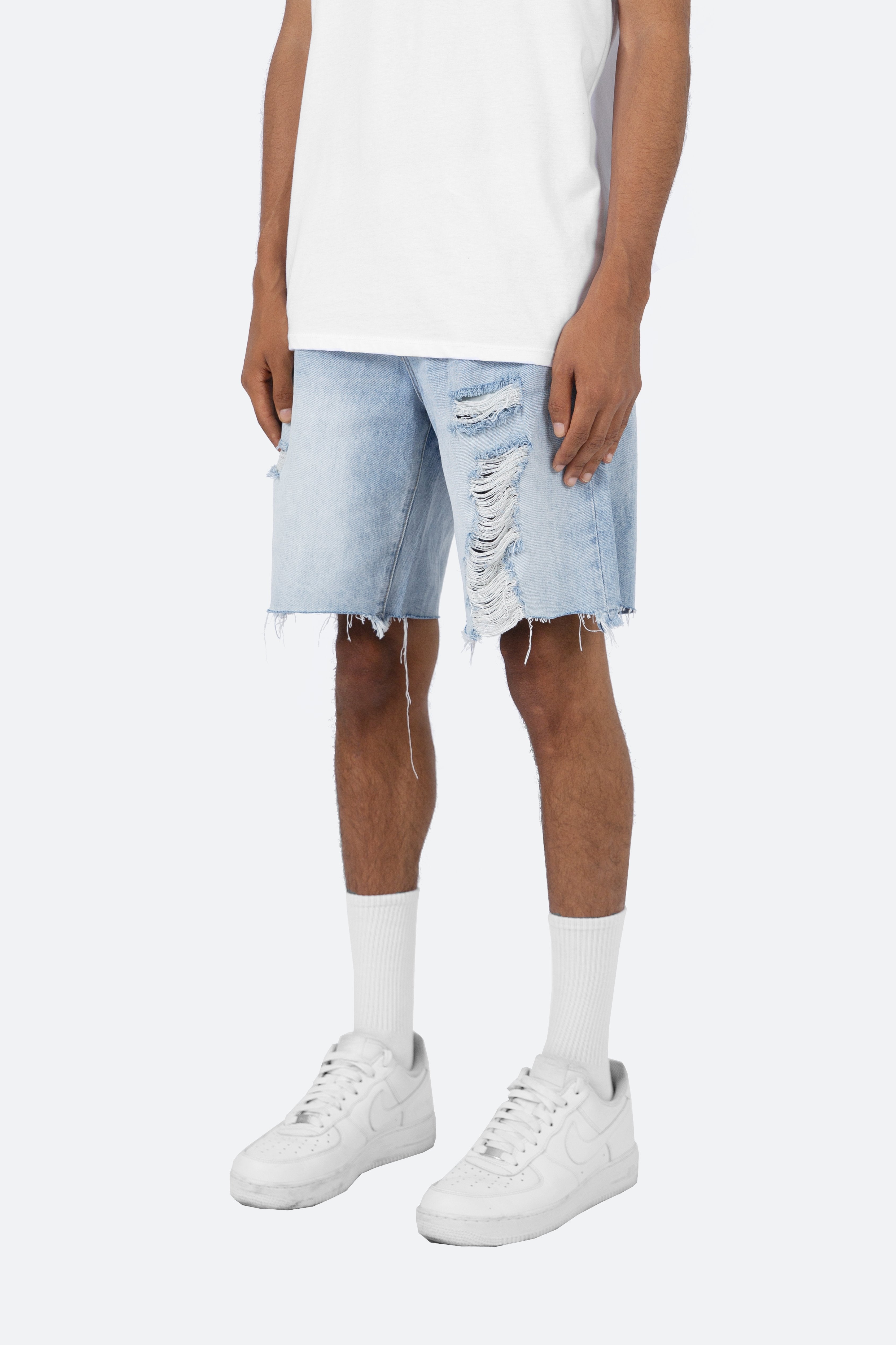 R196 Denim Shorts - Blue