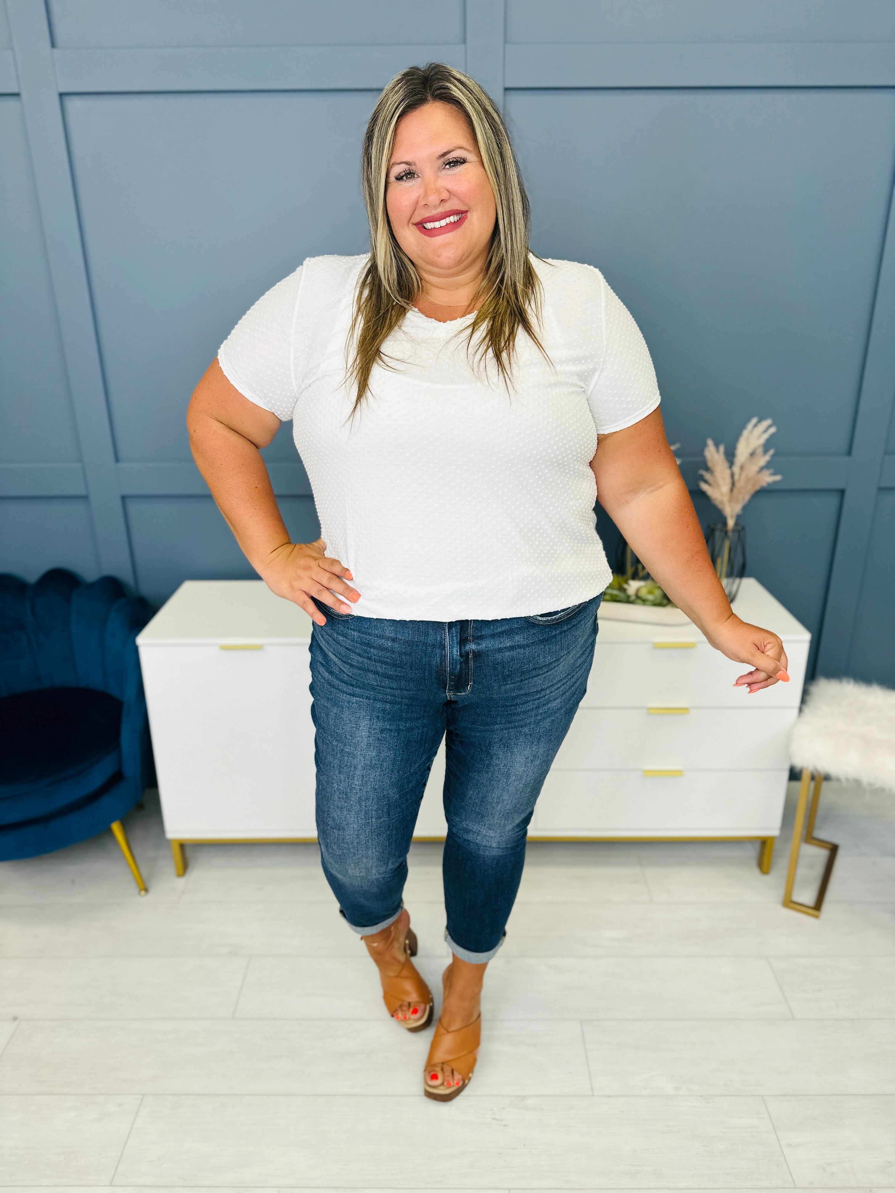 RESTOCK!  Reg/Curvy The Bleach Boys Nondistressed Boyfriend Jeans--Multiple Washes!