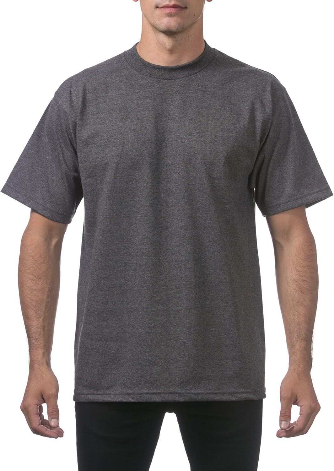 Men's Heavyweight Cotton Short Sleeve Crew Neck T-Shirt