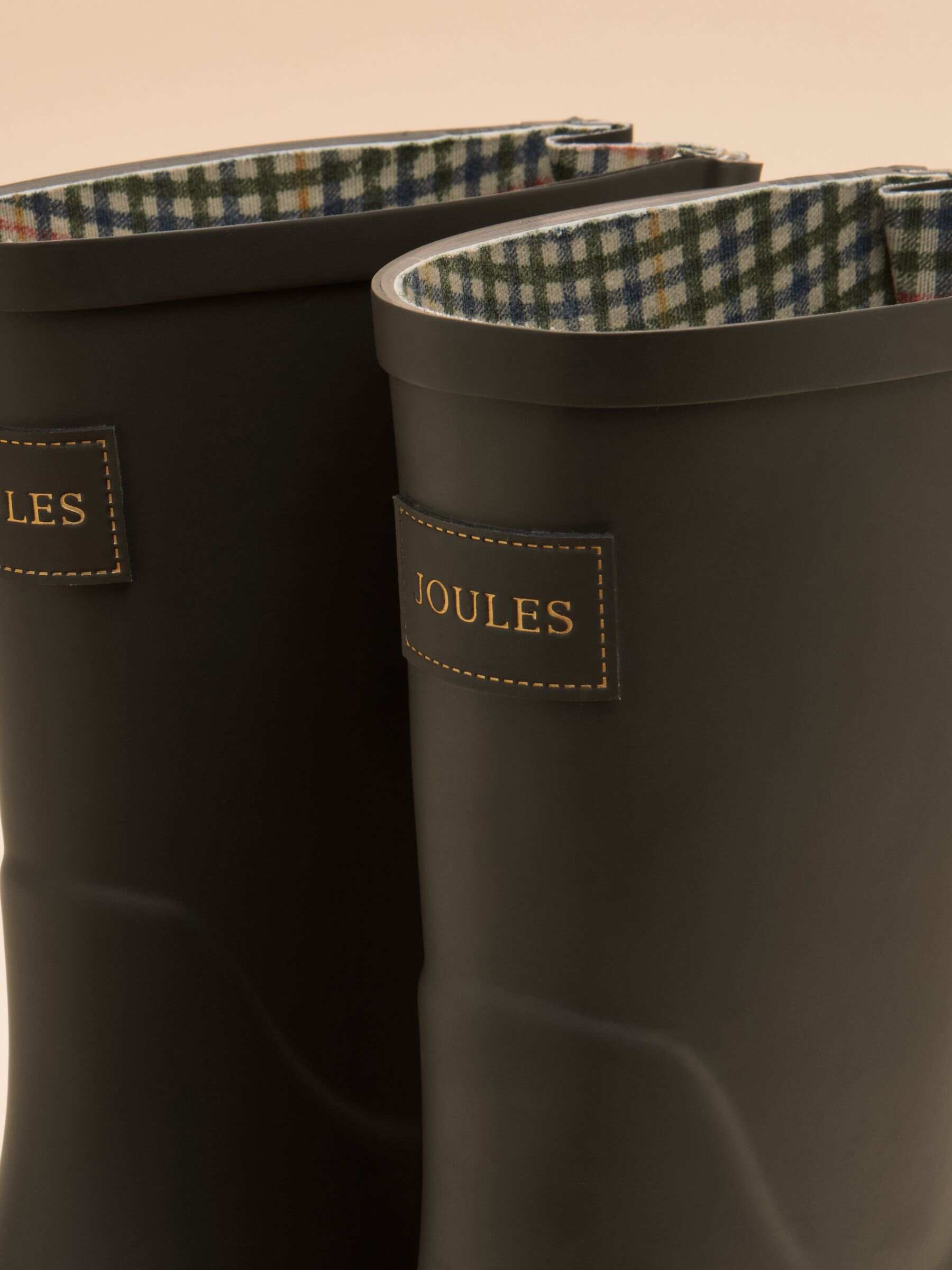Wistow Black Adjustable Mid Calf Wellies