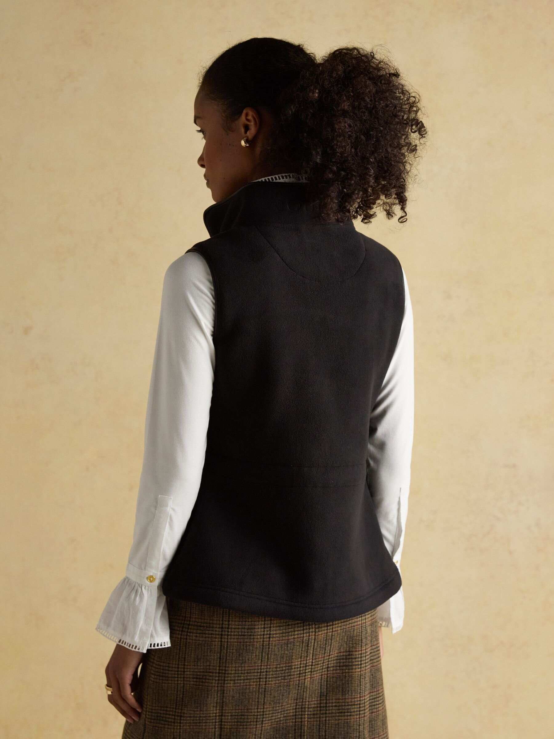 Heritage Black Fleece Gilet