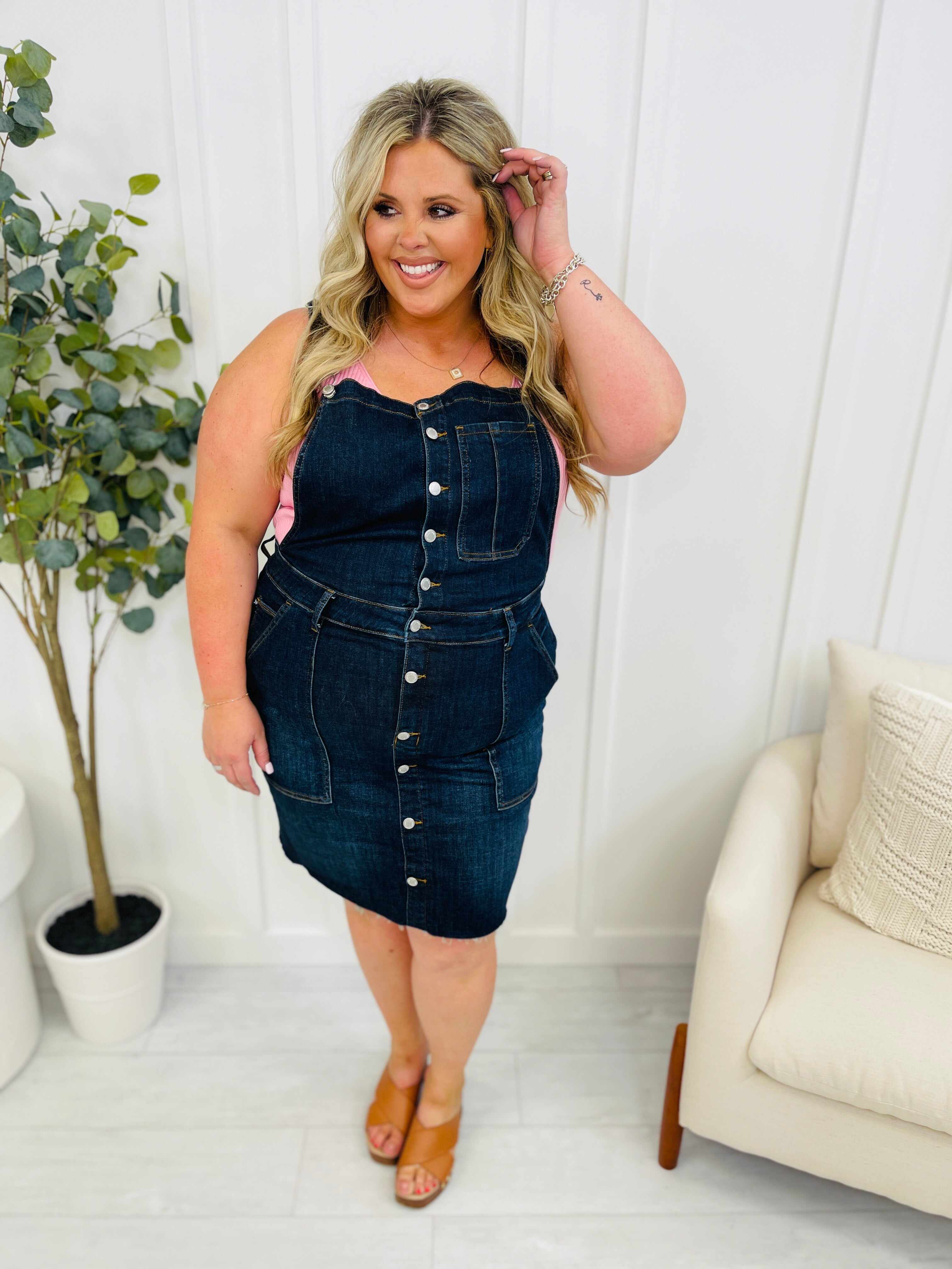 REG/CURVY Just My Type Overall Skirt