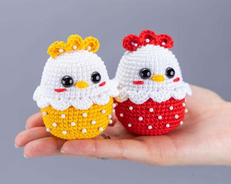 Handmade Crochet Easter Chick