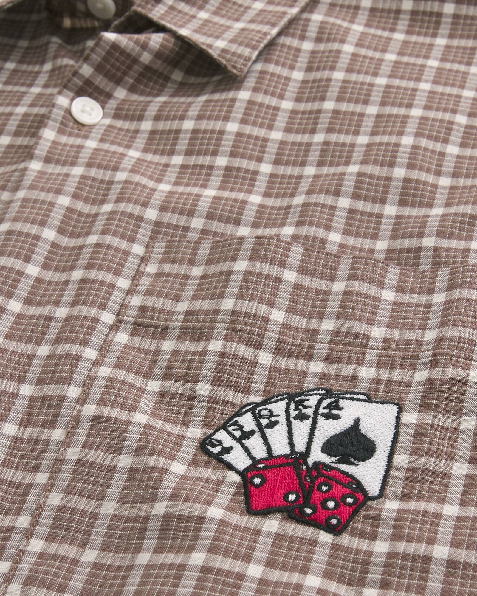 Boxy Short-Sleeve Cherry Graphic Shirt