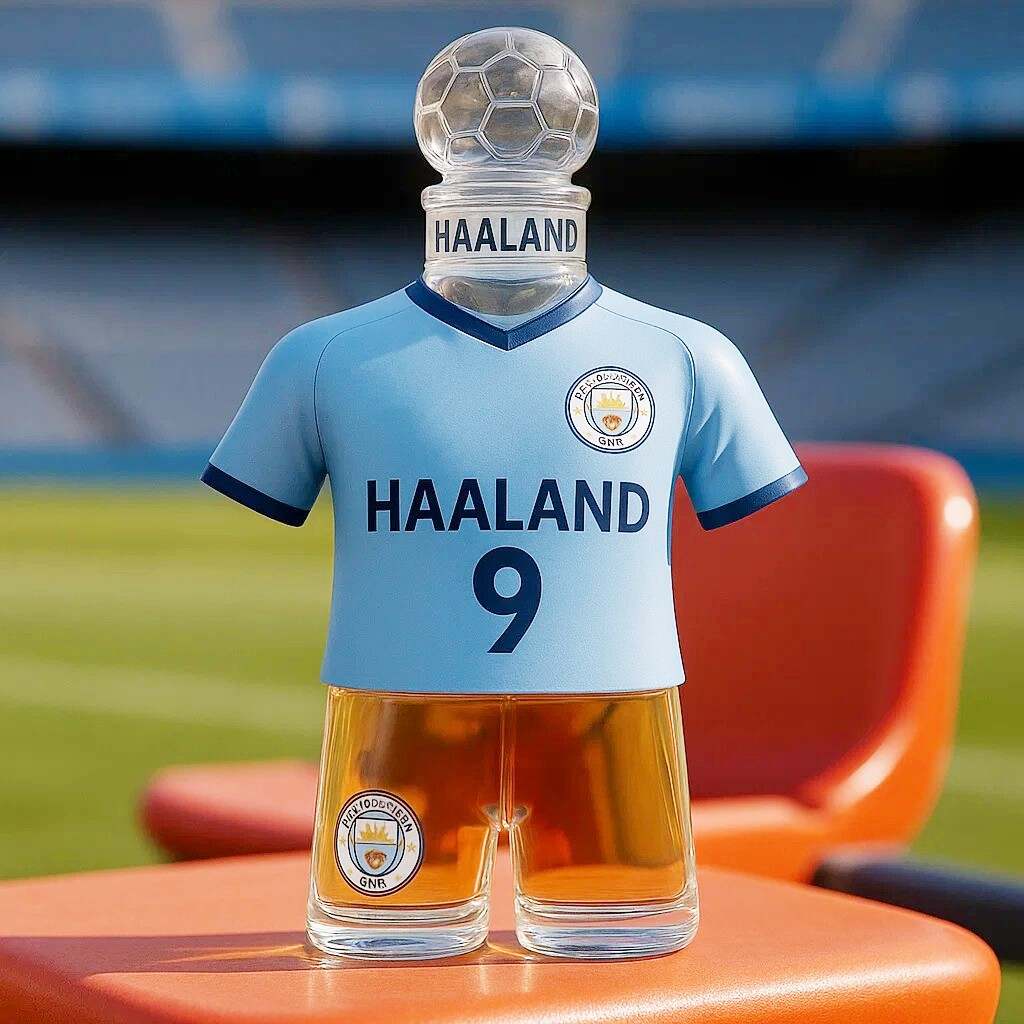 Soccer Superstar Whisky Bottle