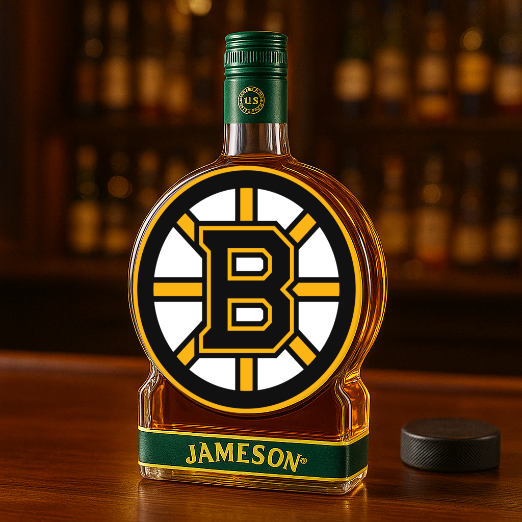 Boston Brown Bear Whiskey Bottle