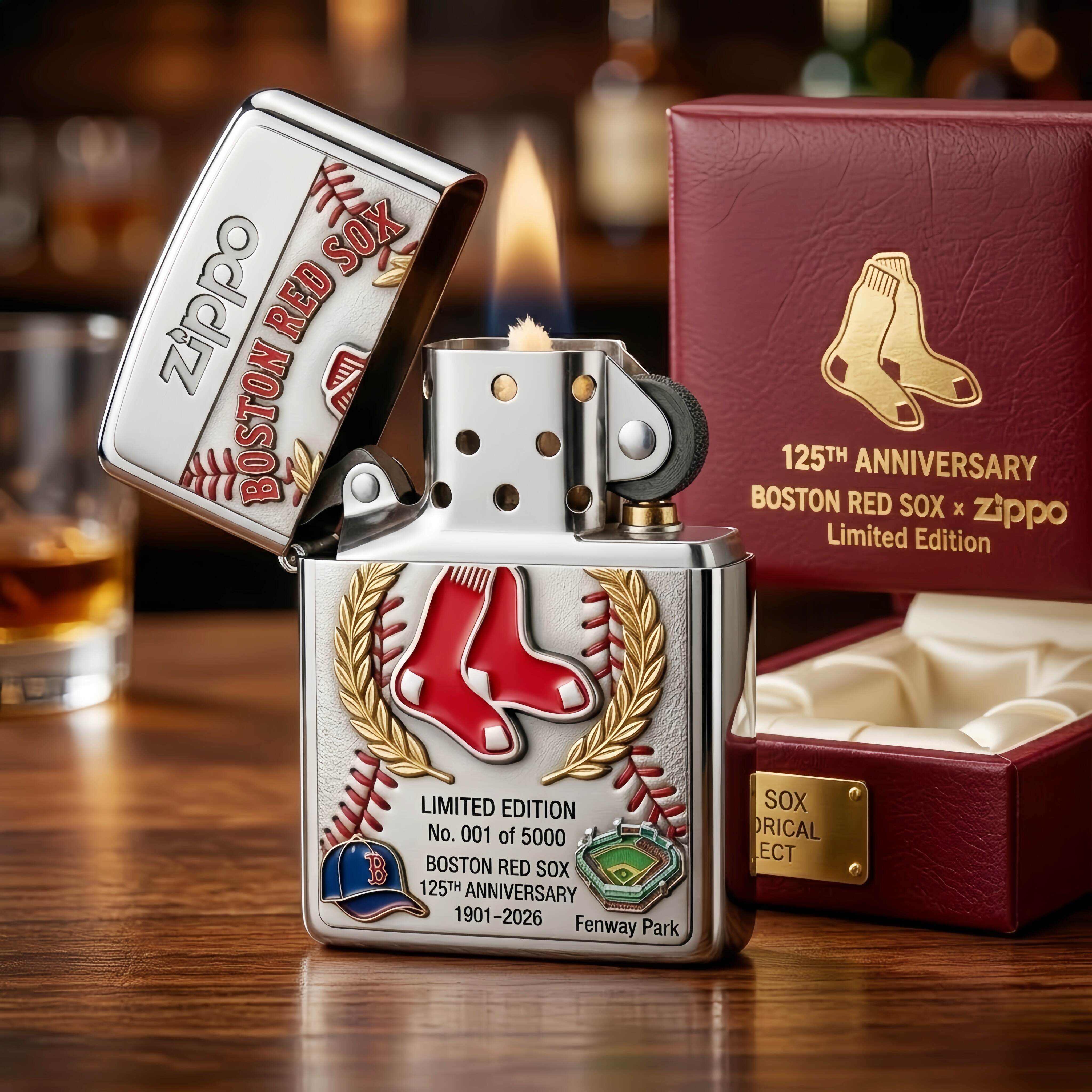 Boston Red Sox 125th Anniversary Zippo