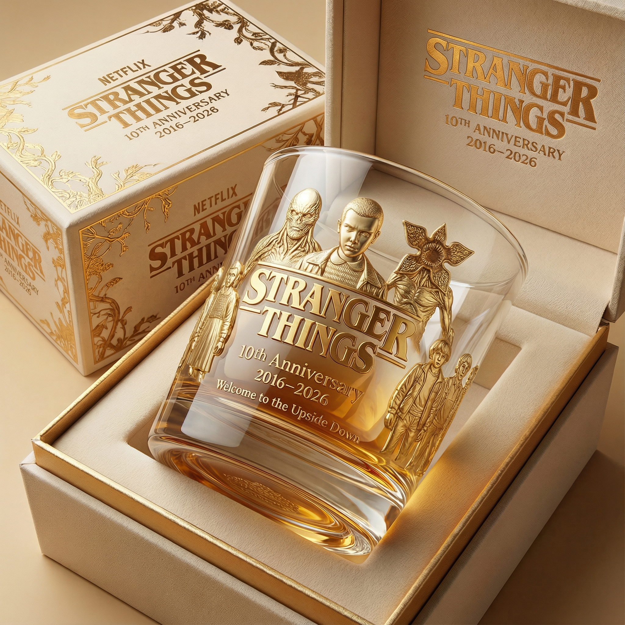 Stranger Things · 10th Anniversary Whiskey Glass