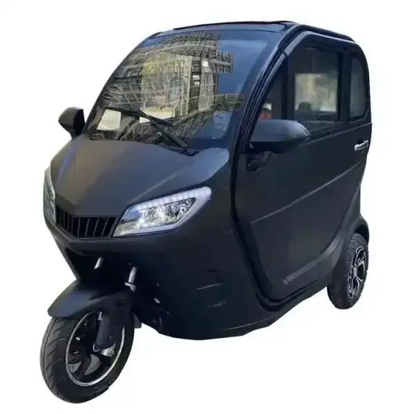Family smart fully enclosed electric tricycle