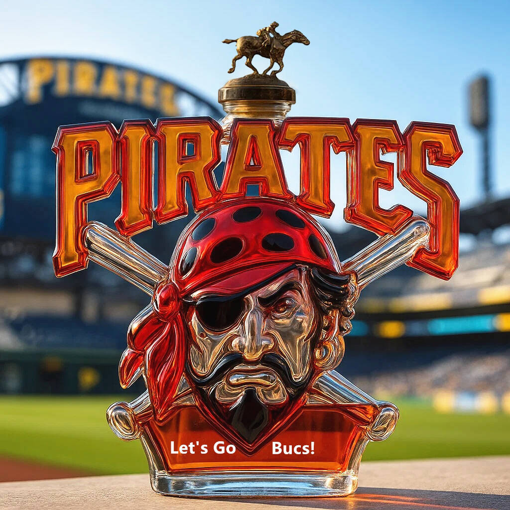 Pittsburgh Pirates whiskey bottle