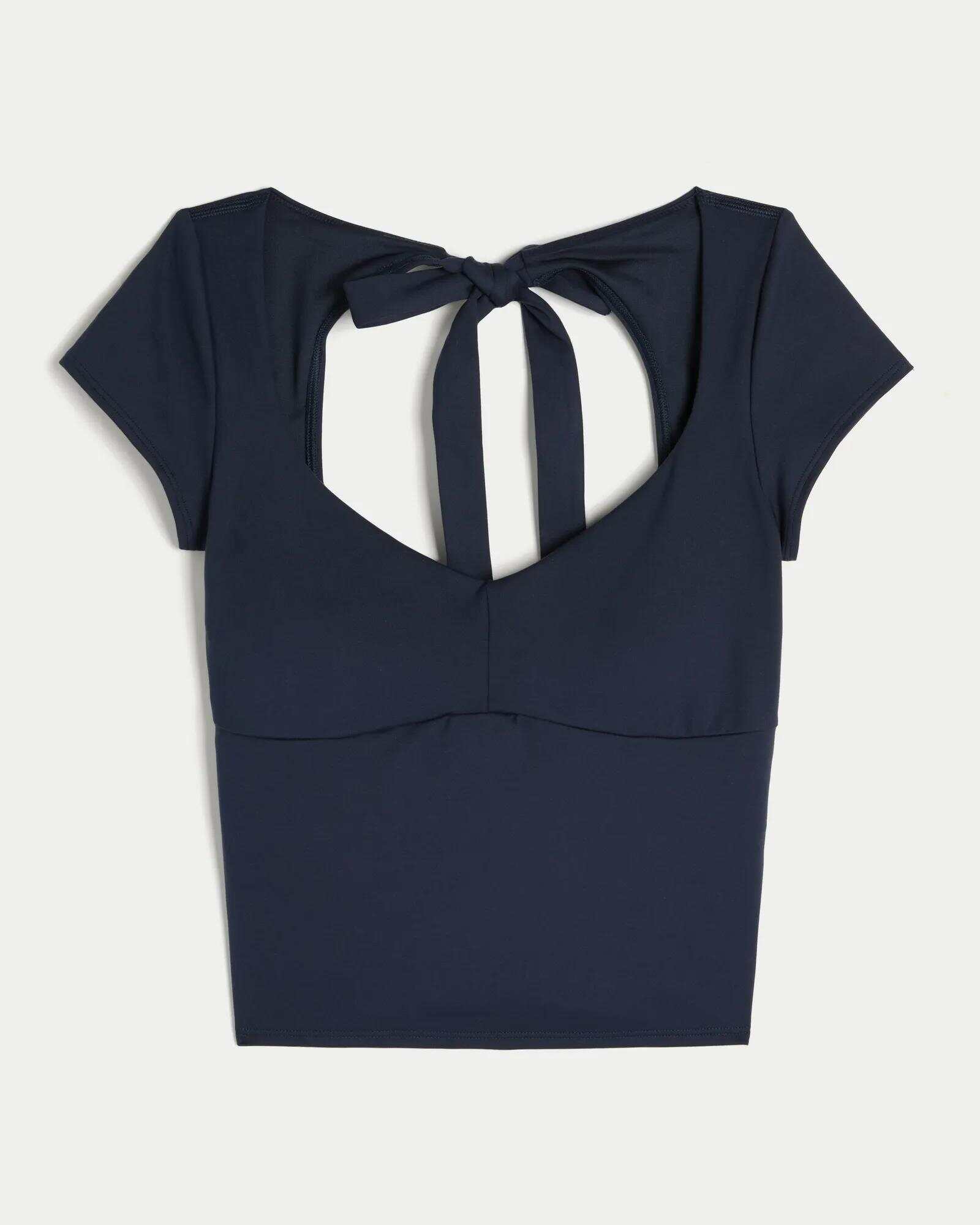 Gilly Hicks Active Tie-Back Ballet Top
