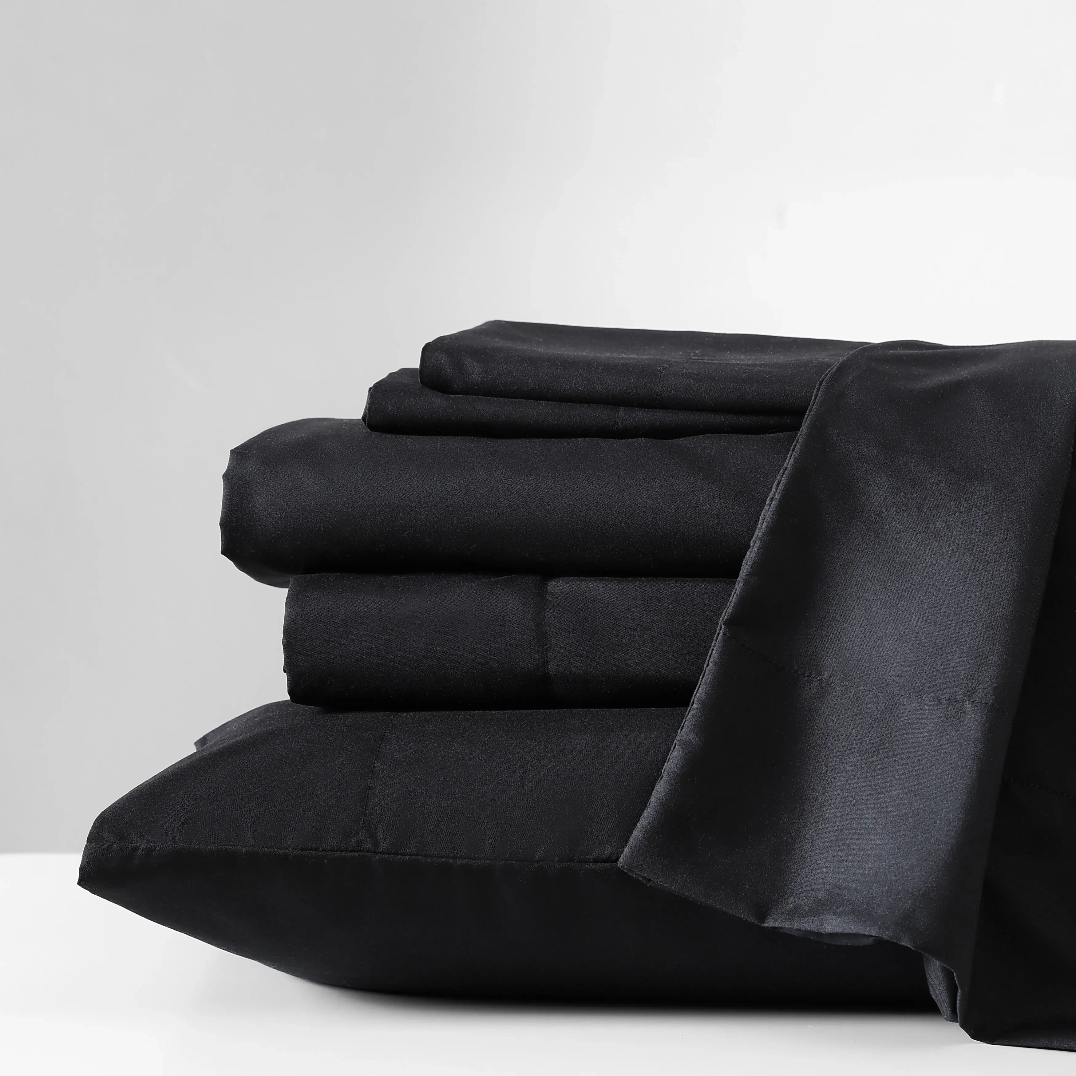 Kenneth Cole Solution Recyled Polyester Solid Bonus Sheet Set