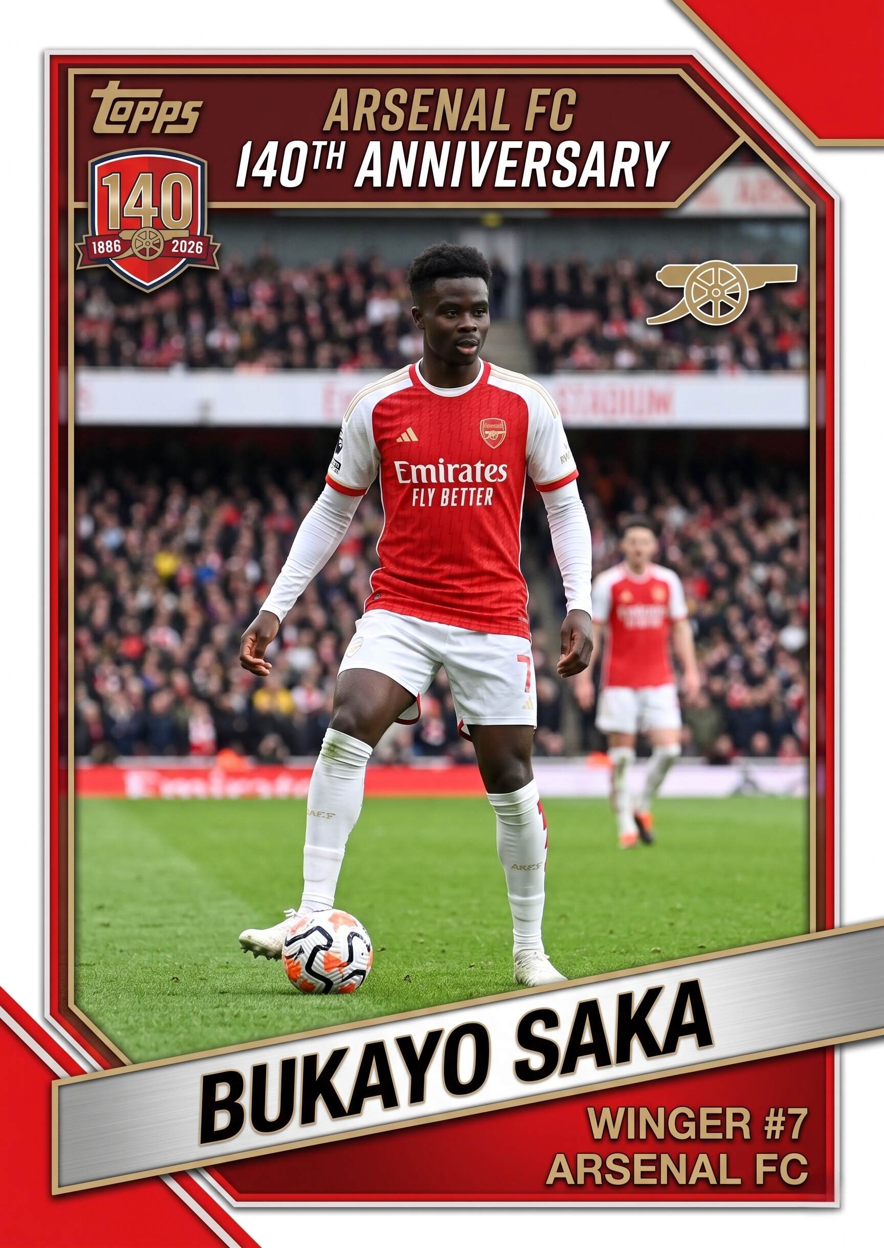 2026 Arsenal FC 140th Anniversary Premium Collection Hobby Box