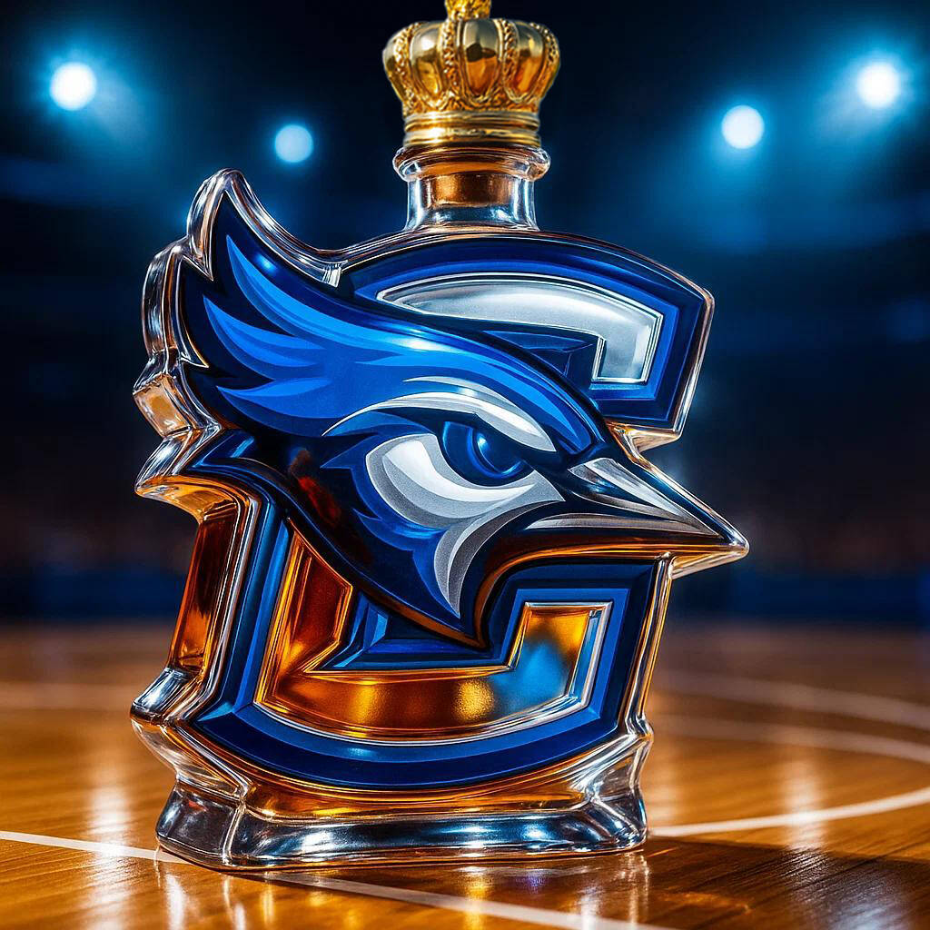 Creighton Bluejays Whiskey Bottle