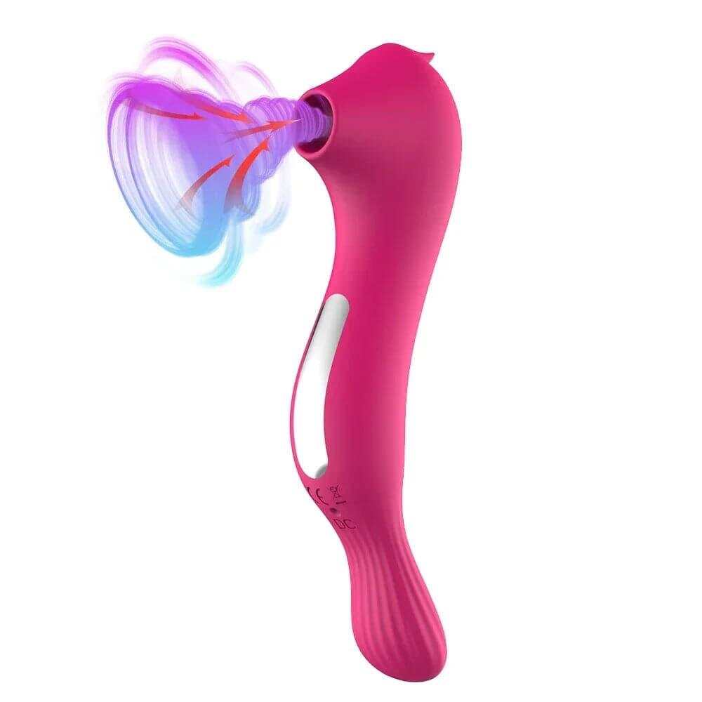 Powerful Sucking Vibrator with Vacuum Suction