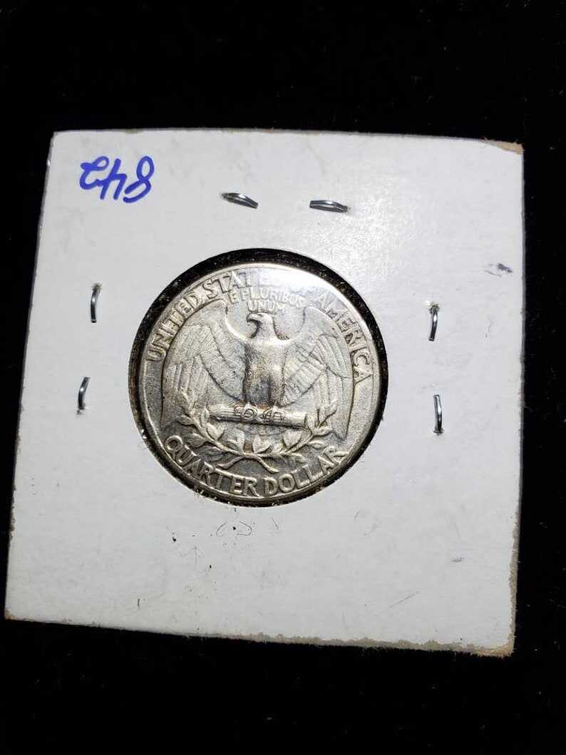 1936 Washington Silver Quarter XF+/ AU  - Key Date   Lot#  842