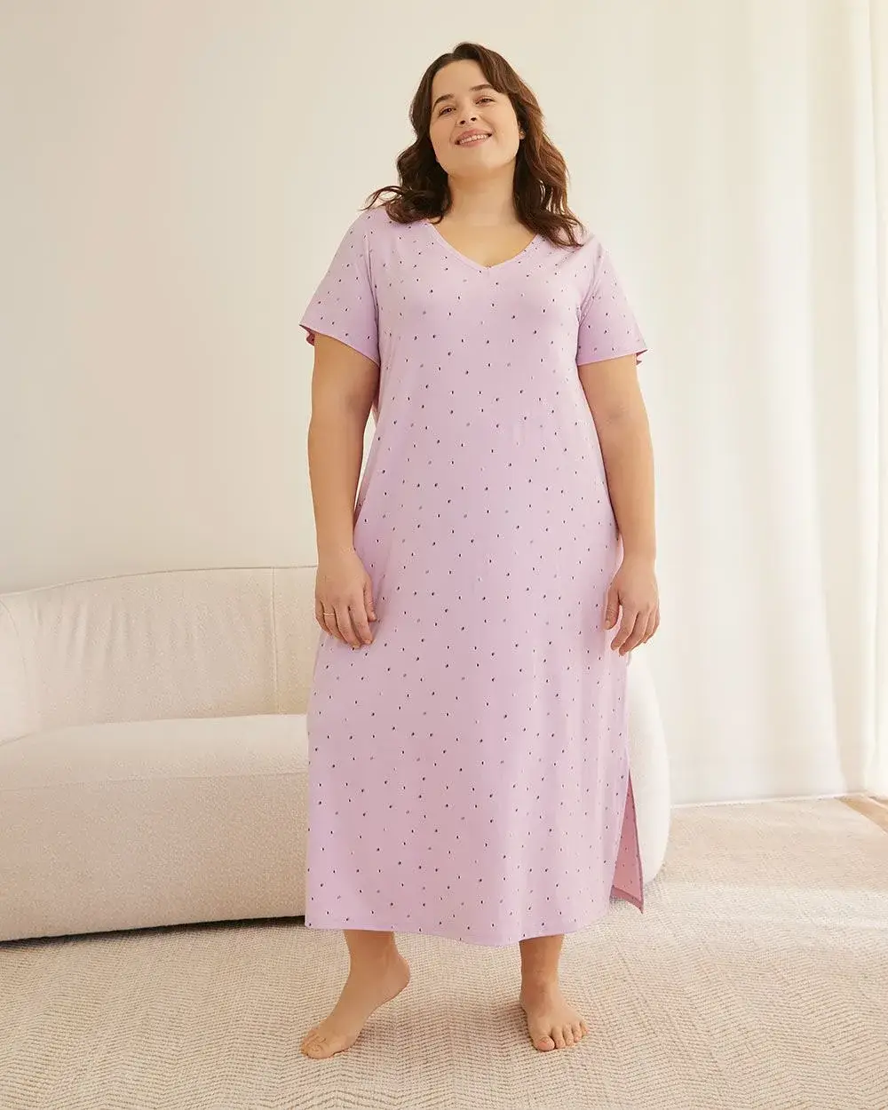 Long Printed Sleepshirt - ti Voglio