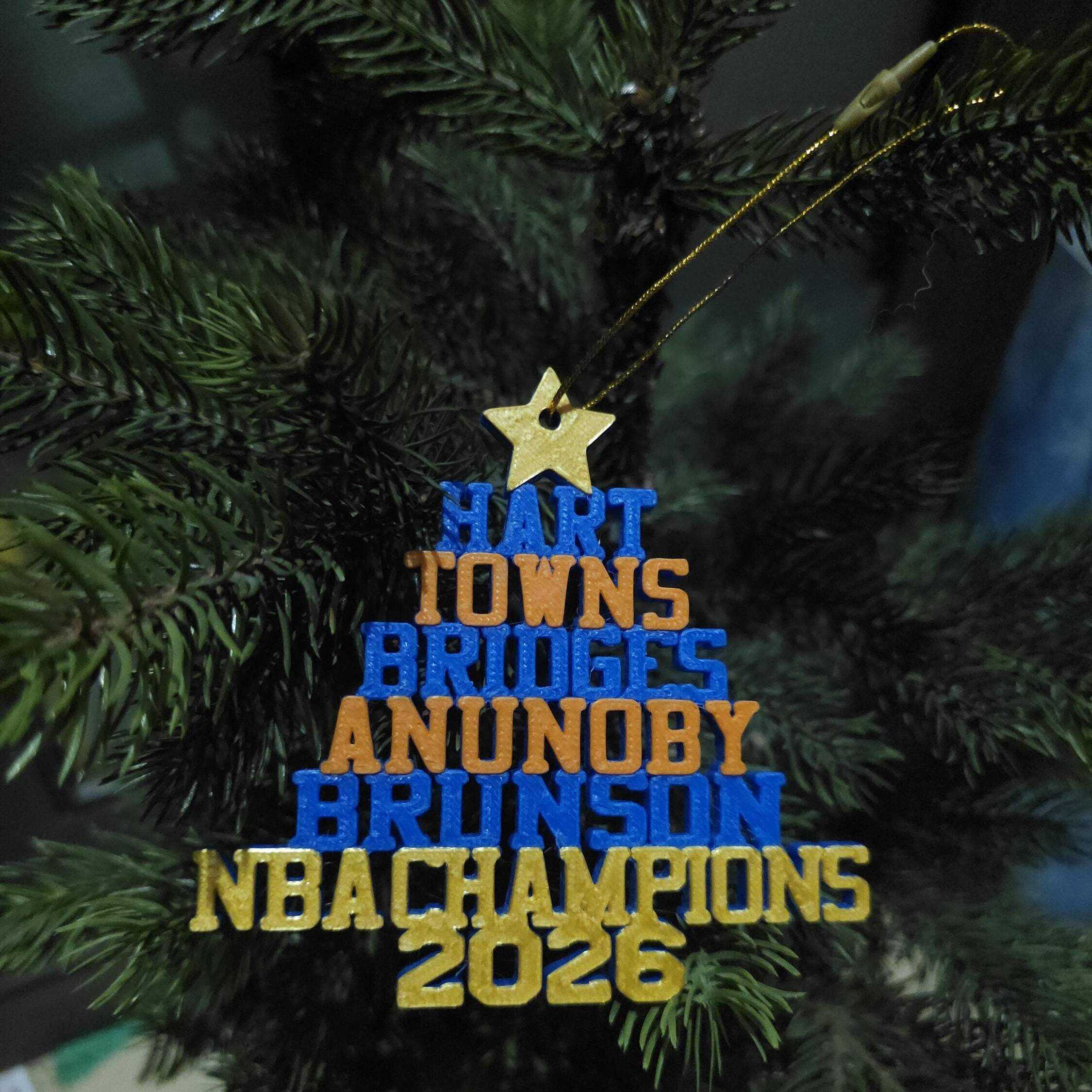 New York K Championship 2026 Ornament