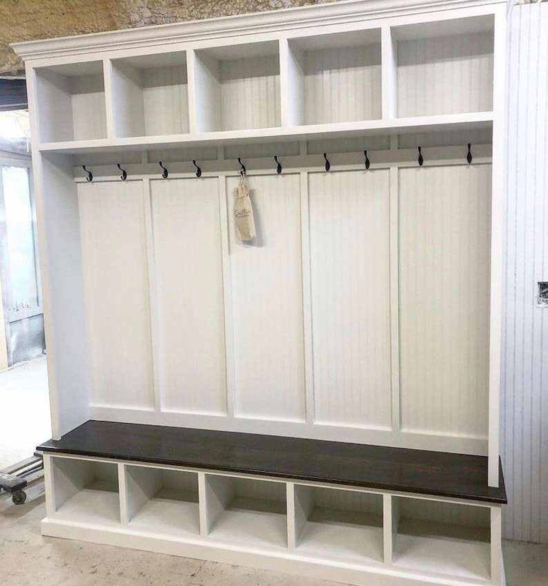 PENNSYLVANIA 5 section Entryway organizer bench