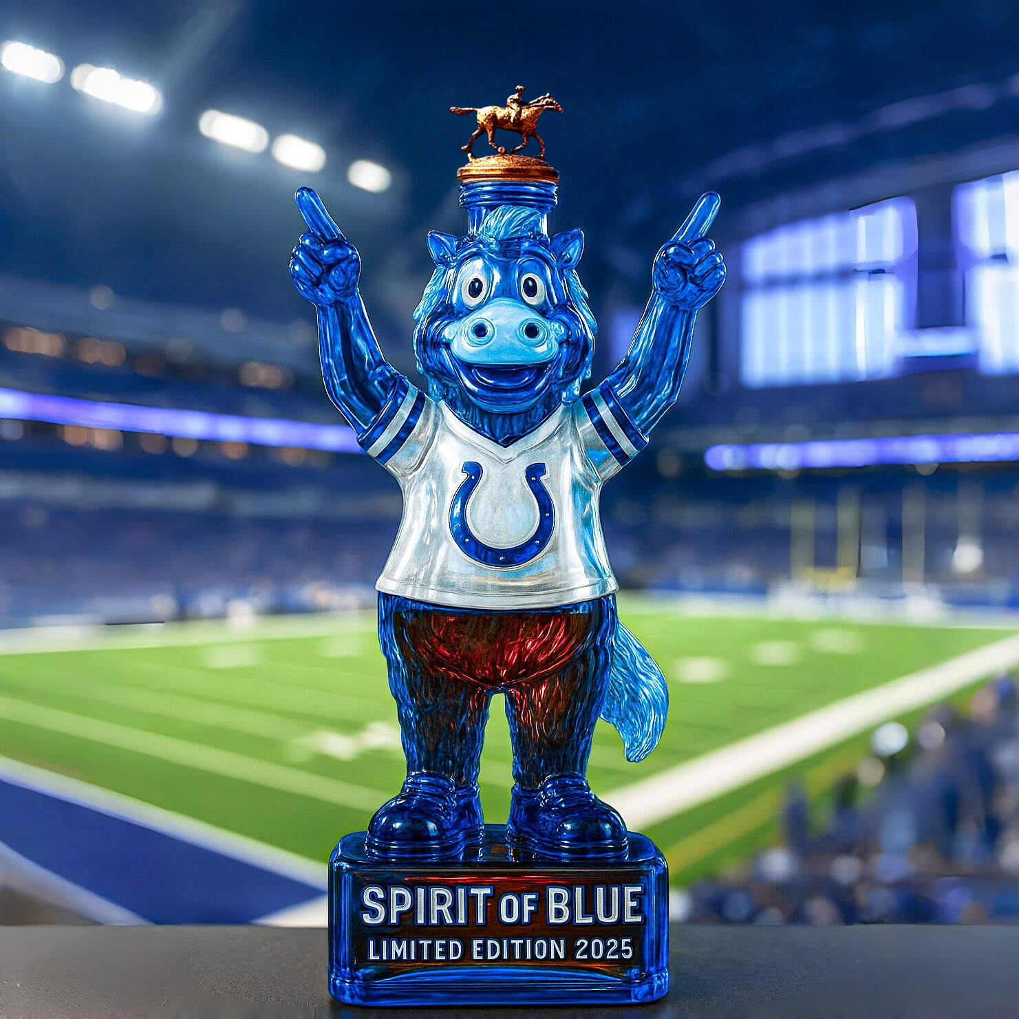 Indianapolis Colts SPIRIT OF BLUE — LIMITED EDITION Bottle