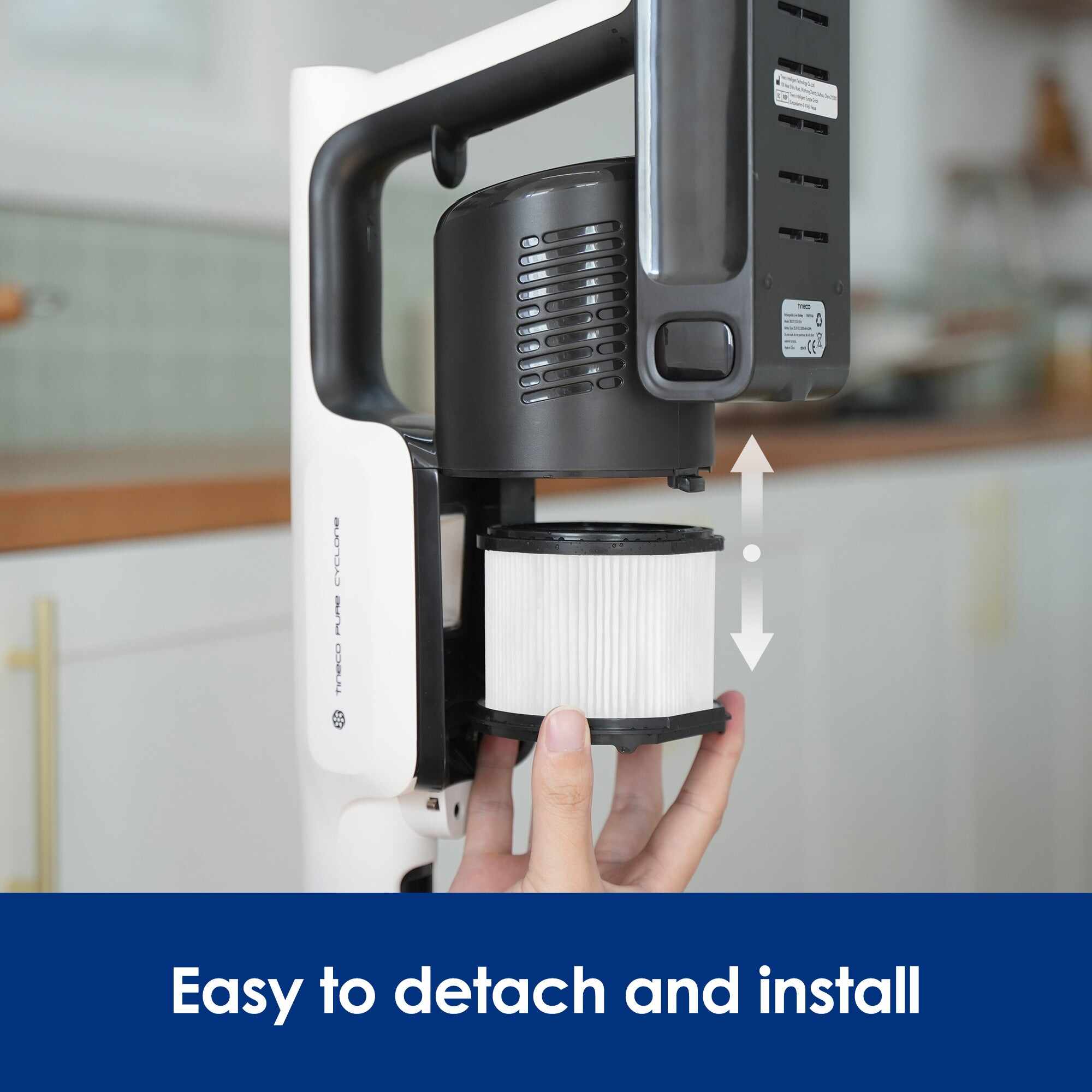 Tineco Pure ONE STATION5 Cordless Vacuum Cleaner Replacement HEPA Filter & Cover Assembly