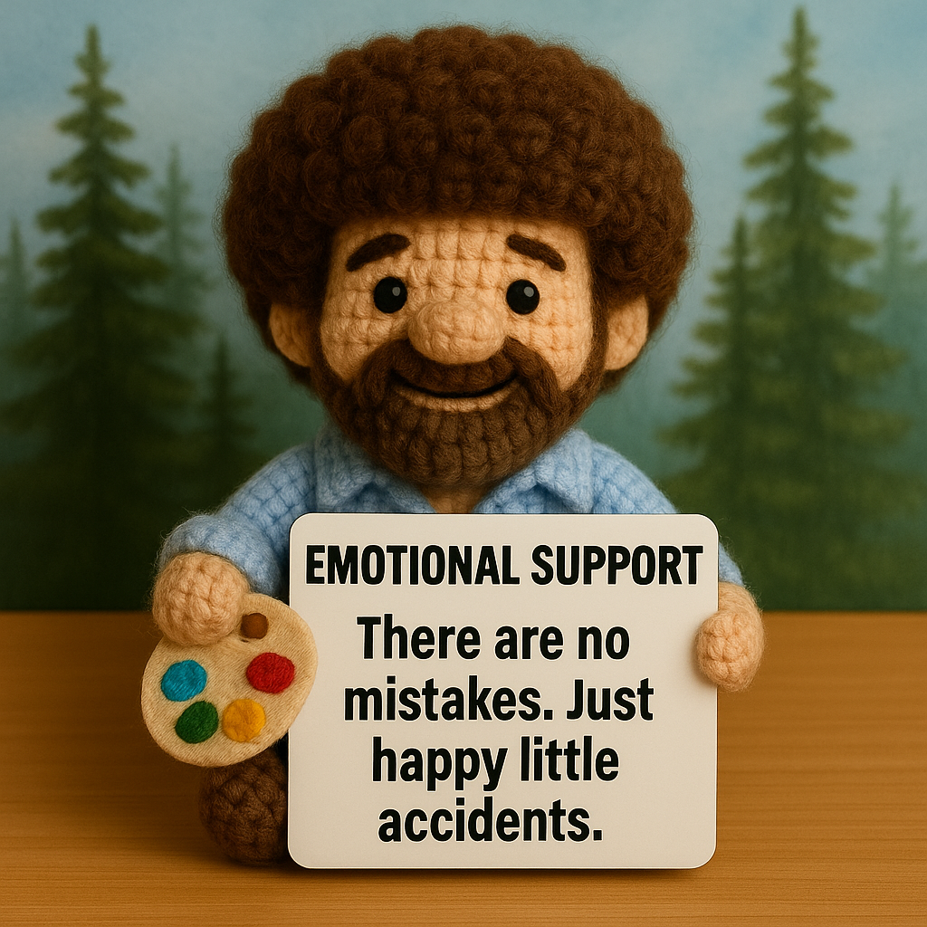 EMOTIONAL SUPPORT BOB ROSS