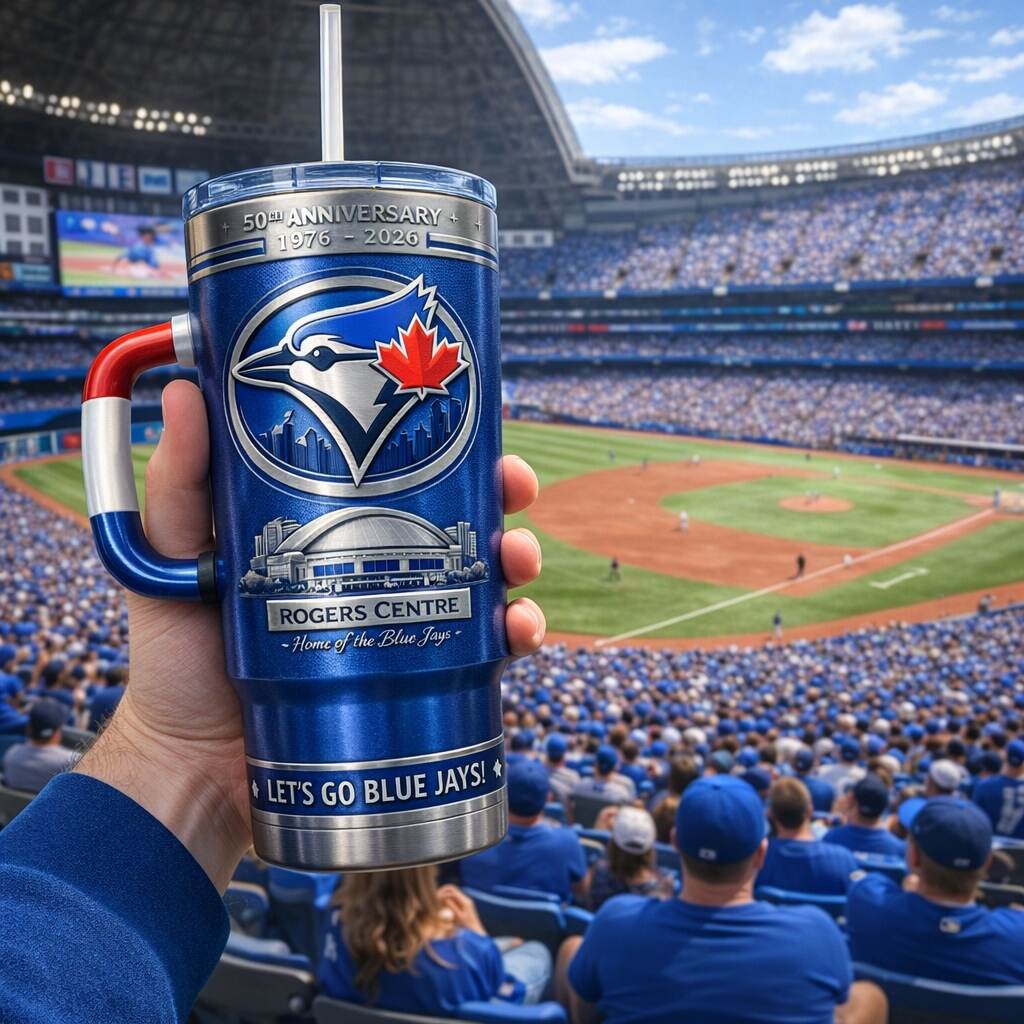 Toronto Blue Jays 50th Anniversary Tumbler (1976-2026)