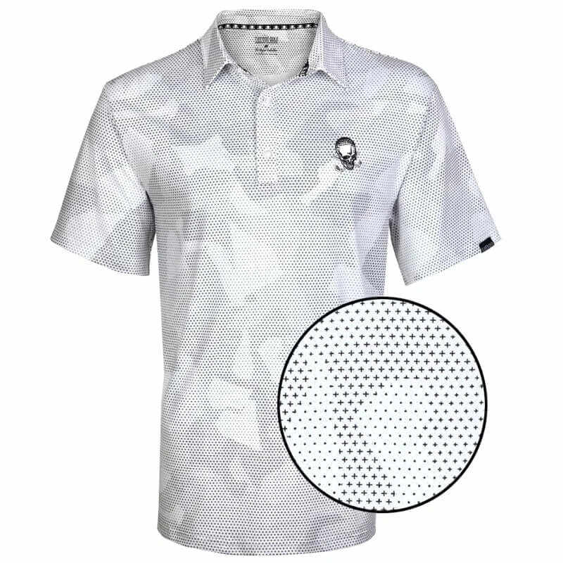 Rogue Cool-Stretch Men's Golf Shirt (White)