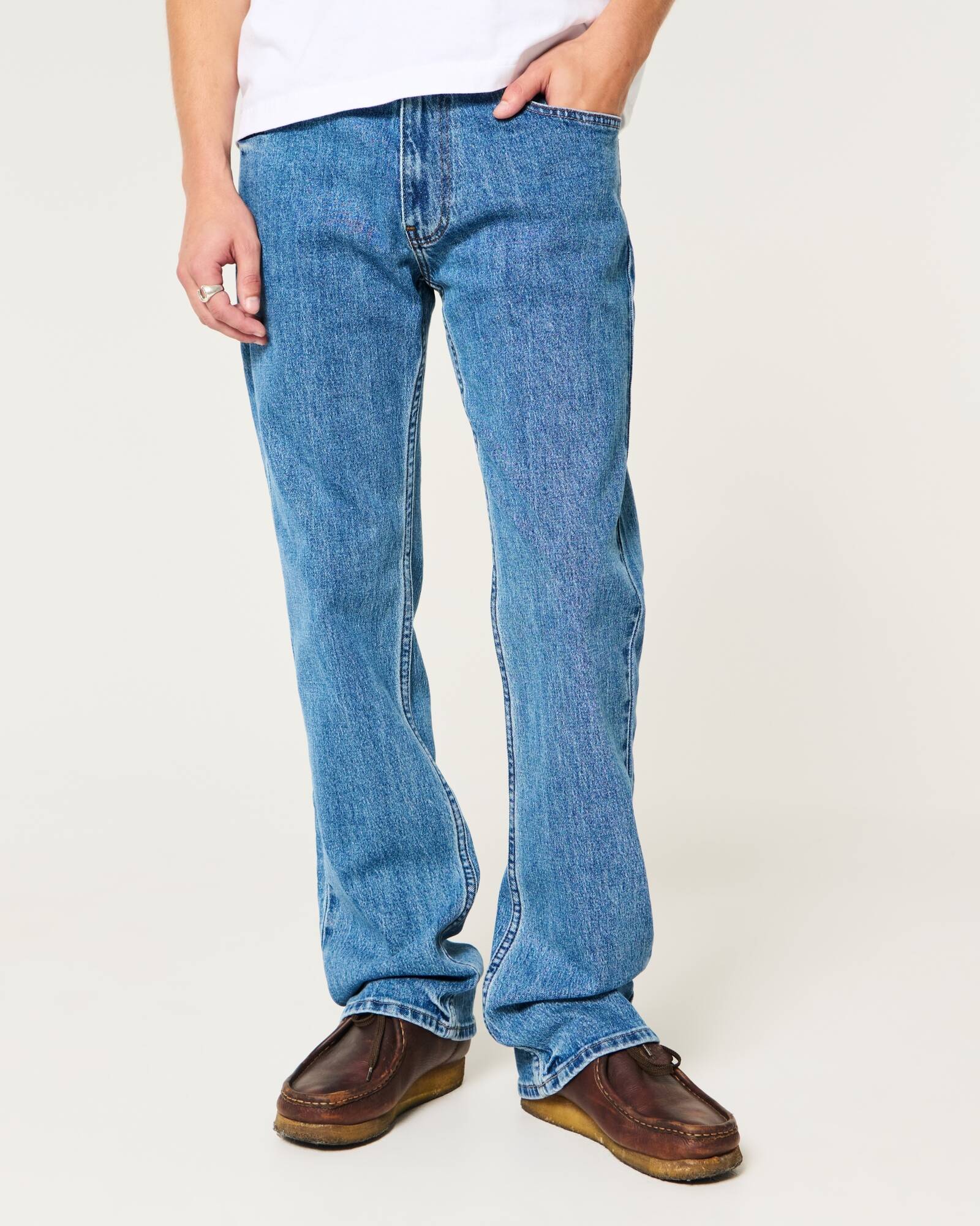 Light Wash Bootcut Jeans