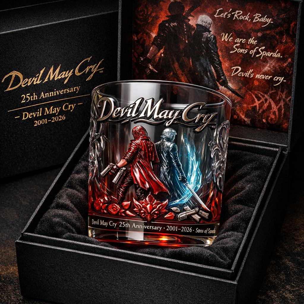 Devil May Cry 25th Anniversary Collector Glass