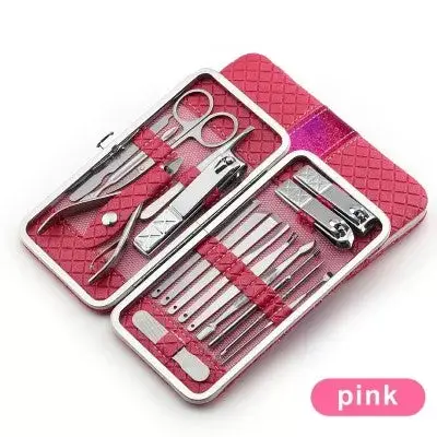 Nail manicure tool kit combo set