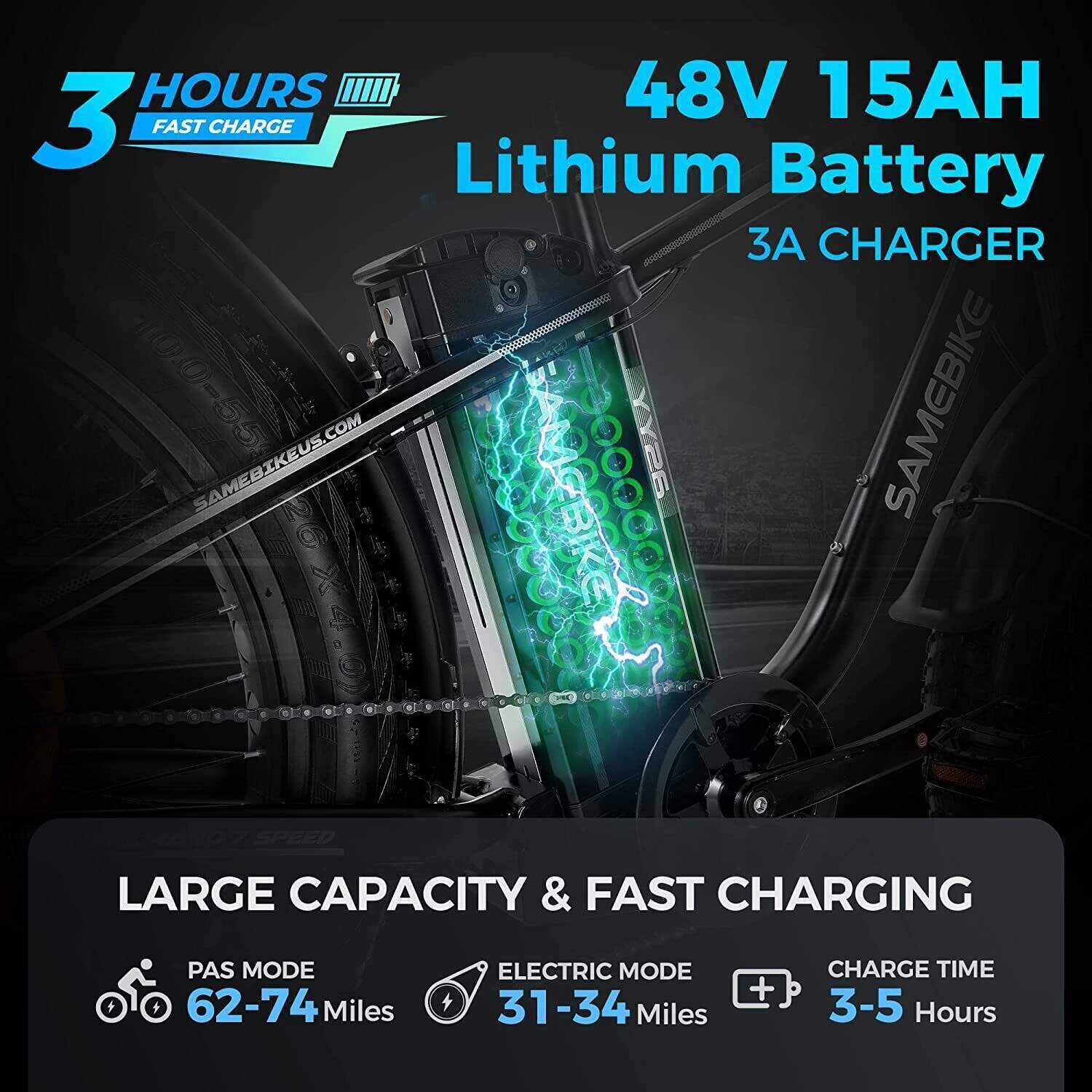 🔥Clearance Sale🔥✨ electric bike with 48V / 15Ah lithium battery✨