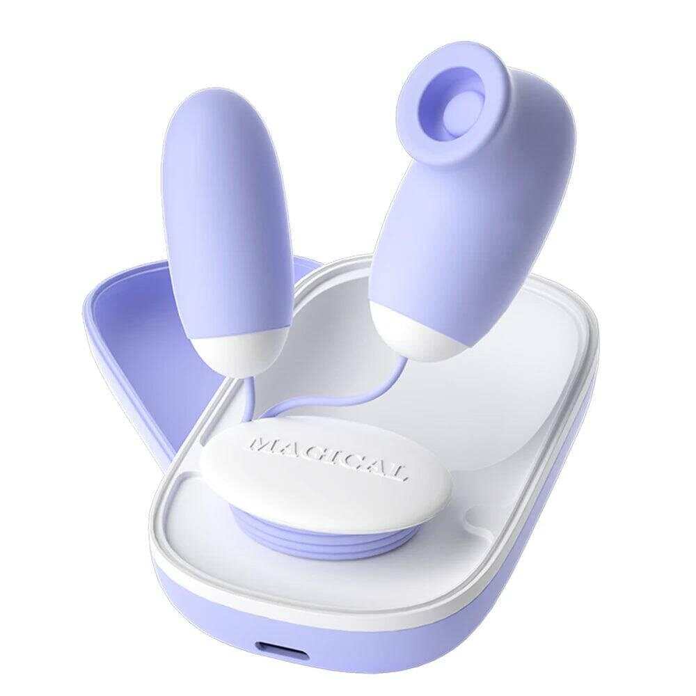Earphone-Size Sucking & Vibrating Love Egg Massager