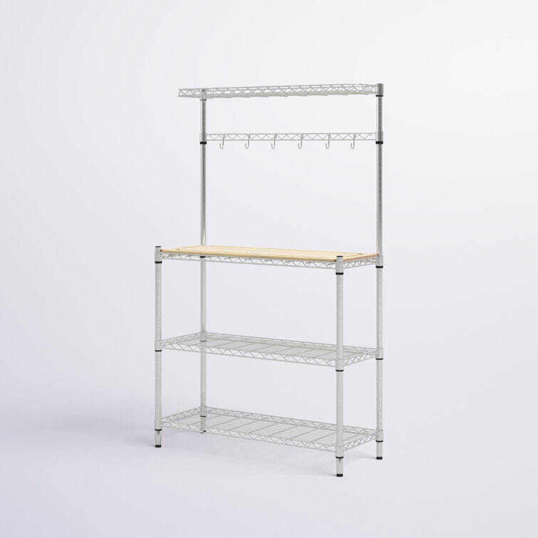 Enos 36'' Chrome Standard Baker's Rack