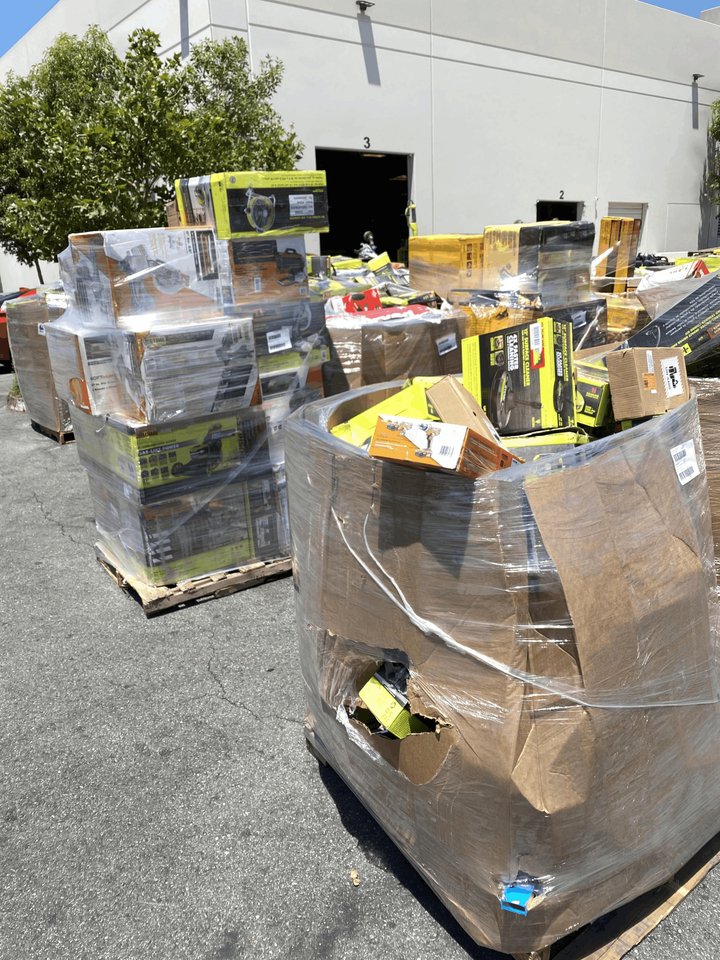 🎁2024 NEW Customer Returns Tool Pallets Online⭐Buy 7 FOOT TALL “MONSTER” PALLETS Online